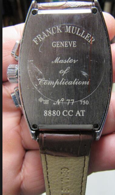 FRANCK MULLER 8880 CC AT Cintree Curvex Chronograph Replica Watch